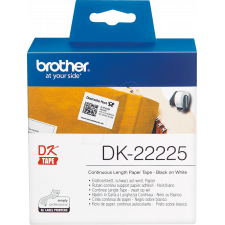 Brother DK-22225 - Paper - black on white - Roll (3.8 cm x 30.5 m) 1 roll(s) continuous labels - for Brother QL-1050, QL-1060, QL-500, QL-550, QL-560, QL-570, QL-580, QL-700